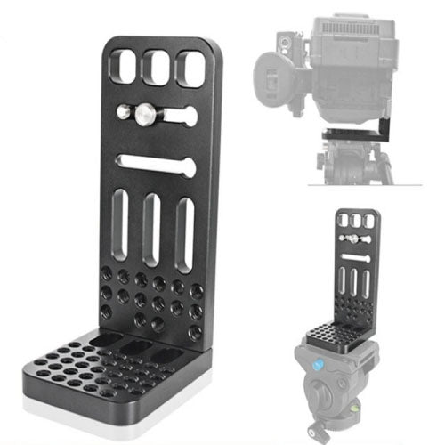 La clapeta Vertical Universal BENXIN L130A es adecuada para estabilizador SLR, placa de Instalación rápida, trípode, cabezal hidráulico, clapeta Vertical, BEXIN L130A