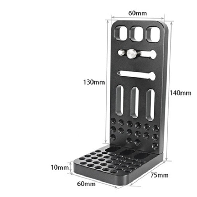 La clapeta Vertical Universal BENXIN L130A es adecuada para estabilizador SLR, placa de Instalación rápida, trípode, cabezal hidráulico, clapeta Vertical, BEXIN L130A