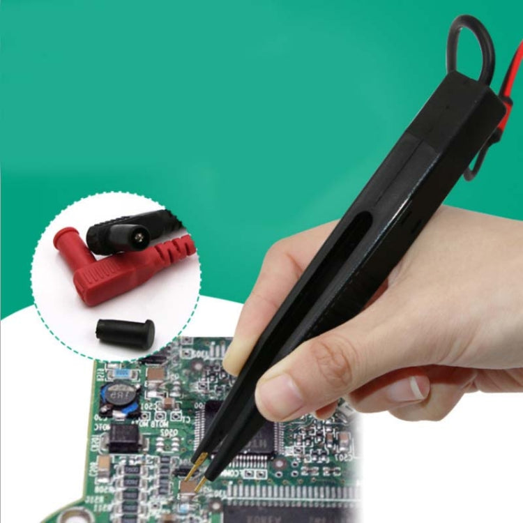 Cables de prueba de chips componente LCR herramienta de prueba multímetro probador medidor pluma sonda de prueba pinzas de plomo