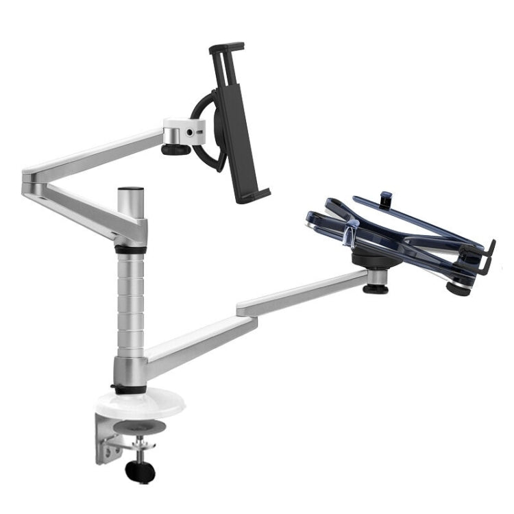 Soporte de aleación de aluminio para OA-9X, altura ajustable, rotación Universal, soporte de doble brazo, soporte combinado para tableta y portátil