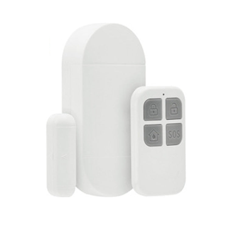 Alarma antirrobo para puertas y ventanas del hogar, alarma magnética de puerta inalámbrica con Control remoto