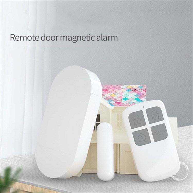 Alarma antirrobo para puertas y ventanas del hogar, alarma magnética de puerta inalámbrica con Control remoto