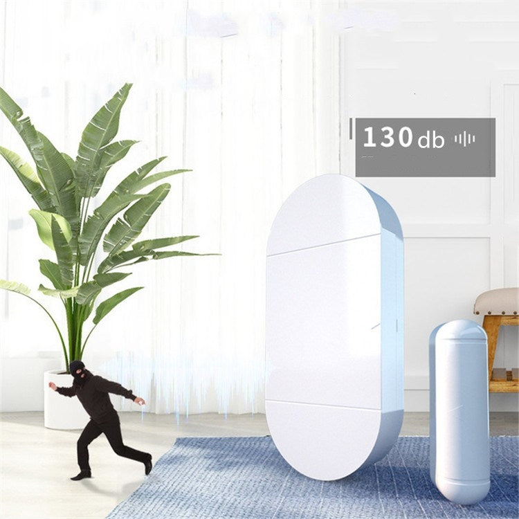 Alarma antirrobo para puertas y ventanas del hogar, alarma magnética de puerta inalámbrica con Control remoto