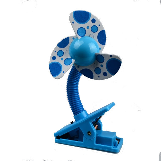 Ventilador para cochecito de bebé, Mini Clip portátil, carga USB, dormitorio, oficina, pequeño ventilador eléctrico