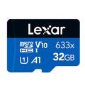 Lexar 633x 32GB Tarjeta de memoria TF para teléfono móvil de alta velocidad Tarjeta de memoria grabadora de conducción, 32GB