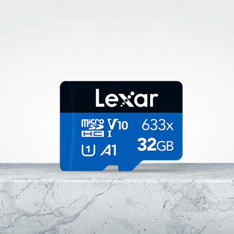 Lexar 633x 32GB Tarjeta de memoria TF para teléfono móvil de alta velocidad Tarjeta de memoria grabadora de conducción, 32GB