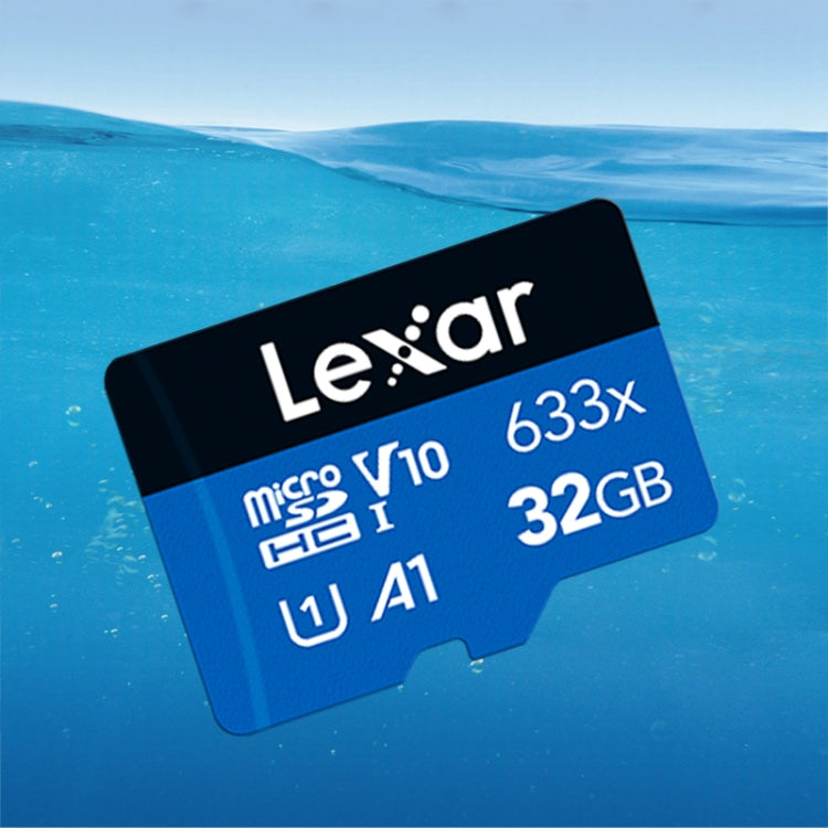 Lexar 633x 32GB Tarjeta de memoria TF para teléfono móvil de alta velocidad Tarjeta de memoria grabadora de conducción, 32GB