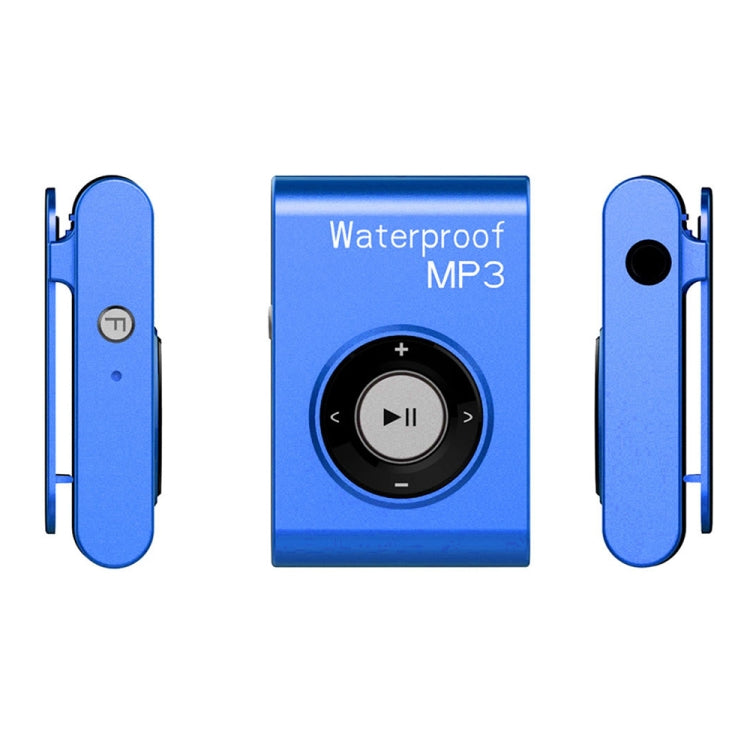 IPX8 impermeable natación buceo deportes reproductor de música MP3 con clip y auricular, soporte FM, 4GB, 8GB