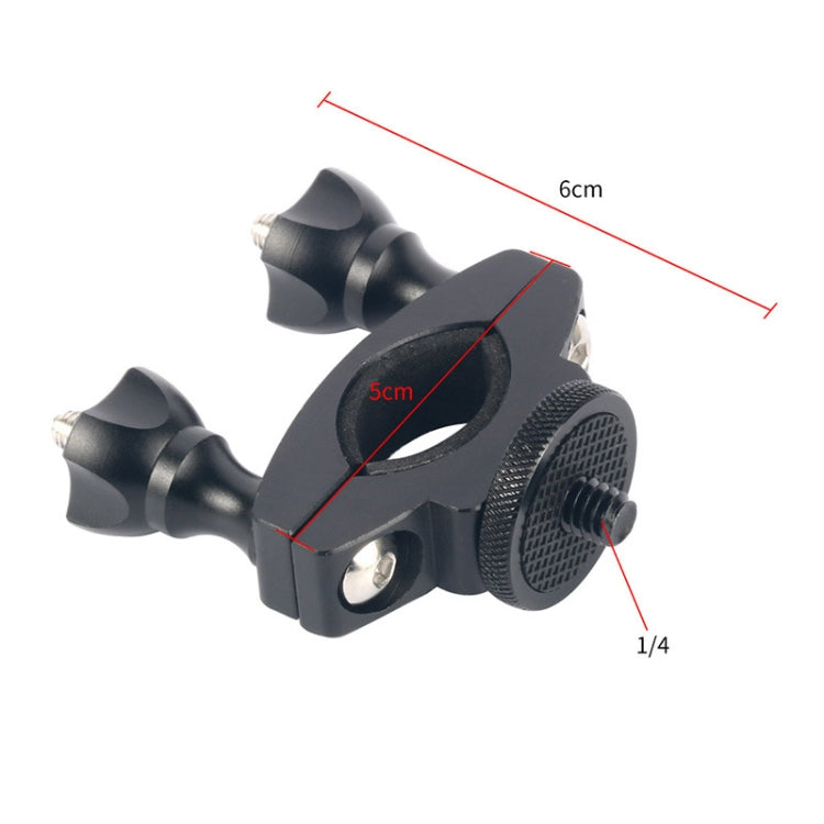 Soporte de aluminio para cámara deportiva, soporte para bicicleta para DJI OSMO Action para Gopro Hero