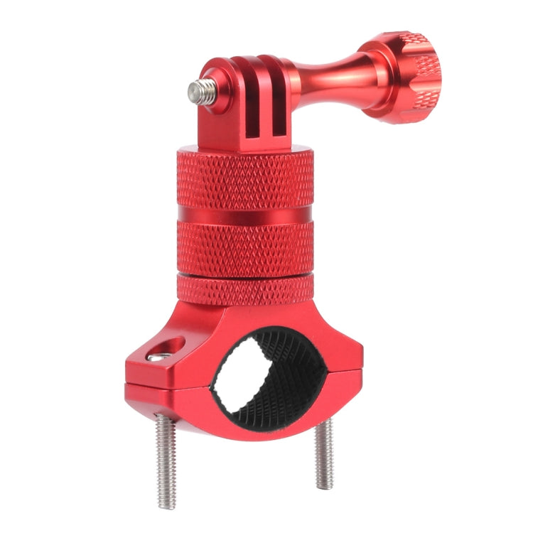 Clip de bicicleta de soporte de montaje de bicicleta de aleación de aluminio para cámara de acción, Negro, Rojo, Azul