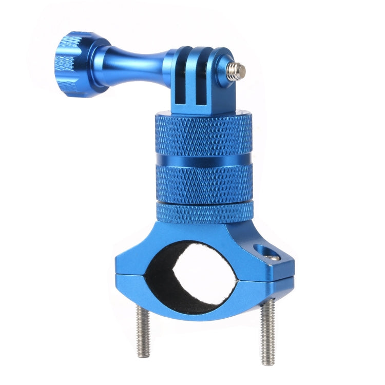 Clip de bicicleta de soporte de montaje de bicicleta de aleación de aluminio para cámara de acción, Negro, Rojo, Azul