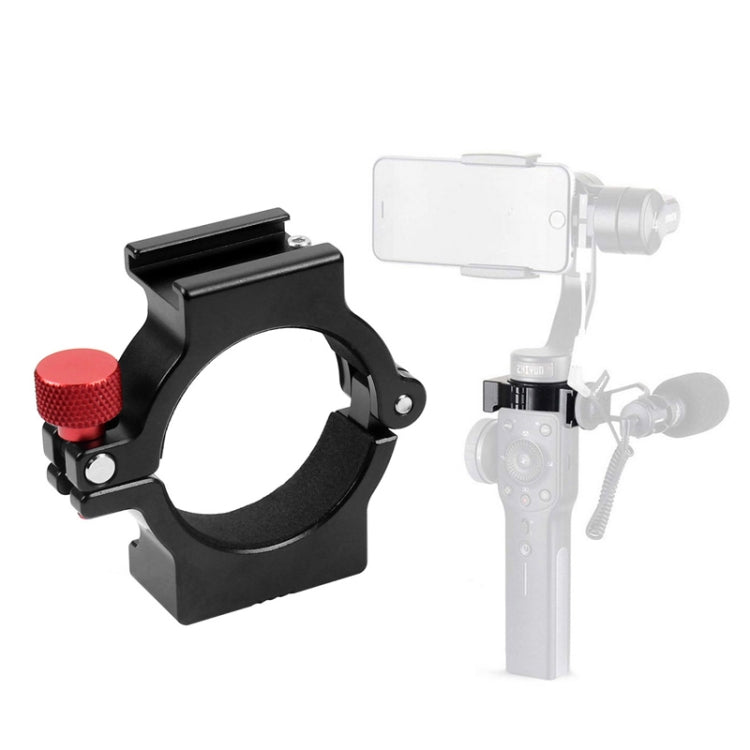 Anillo adaptador de zapata para montaje de micrófono para Zhiyun Smooth 4 mango estabilizador de cardán Rode