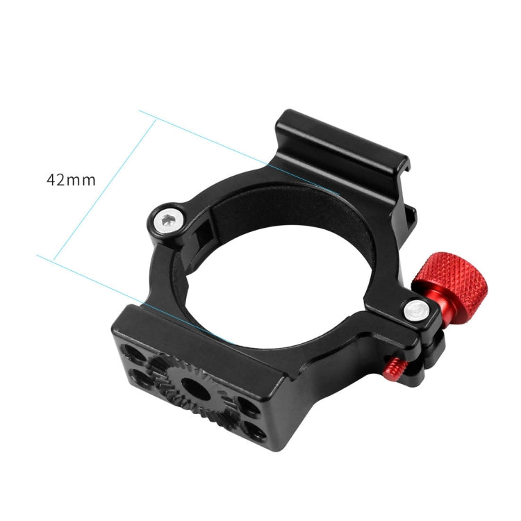 Anillo adaptador de zapata para montaje de micrófono para Zhiyun Smooth 4 mango estabilizador de cardán Rode
