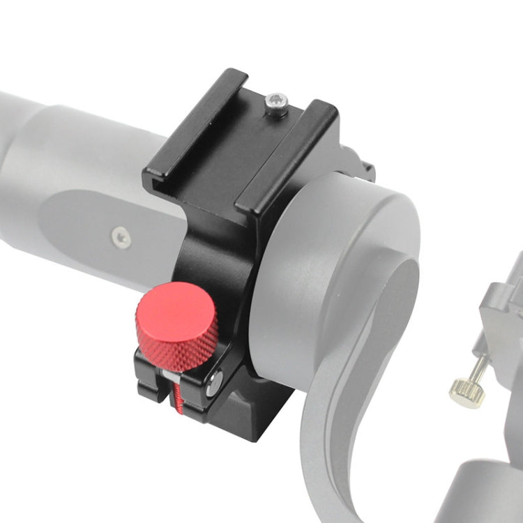 Anillo adaptador de zapata para montaje de micrófono para Zhiyun Smooth 4 mango estabilizador de cardán Rode