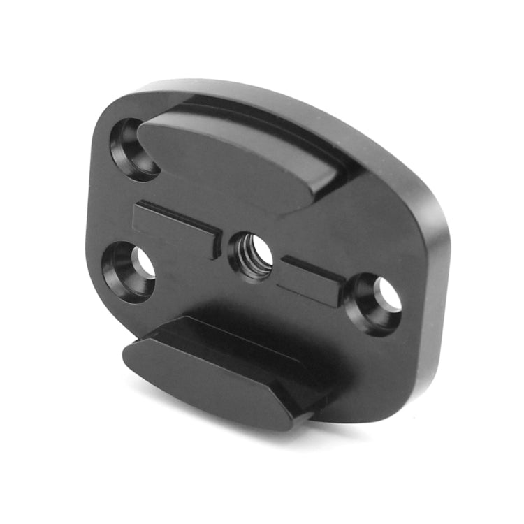 Base de aluminio del soporte del trípode de la liberación rápida de 4 agujeros para la cámara de los deportes, Black, Black Embedded Nut