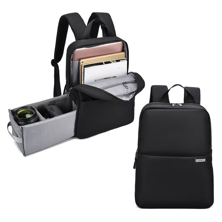 CADeN L4 Mochila informal de doble capa para computadora de negocios Bolsa para cámara digital multifunción USB