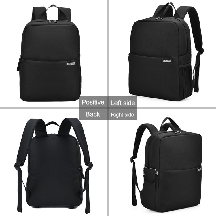 CADeN L4 Mochila informal de doble capa para computadora de negocios Bolsa para cámara digital multifunción USB