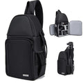Mochila CADeN D15 Messenger de un solo hombro multifunción con cubierta abierta, mochila para fotografía, mochila para cámara SLR de ocio al aire libre, D15