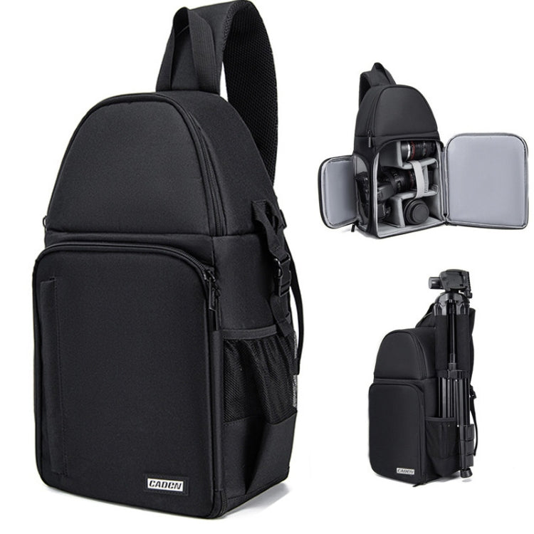 Mochila CADeN D15 Messenger de un solo hombro multifunción con cubierta abierta, mochila para fotografía, mochila para cámara SLR de ocio al aire libre, D15