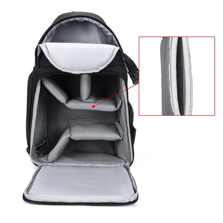 Mochila CADeN D15 Messenger de un solo hombro multifunción con cubierta abierta, mochila para fotografía, mochila para cámara SLR de ocio al aire libre, D15