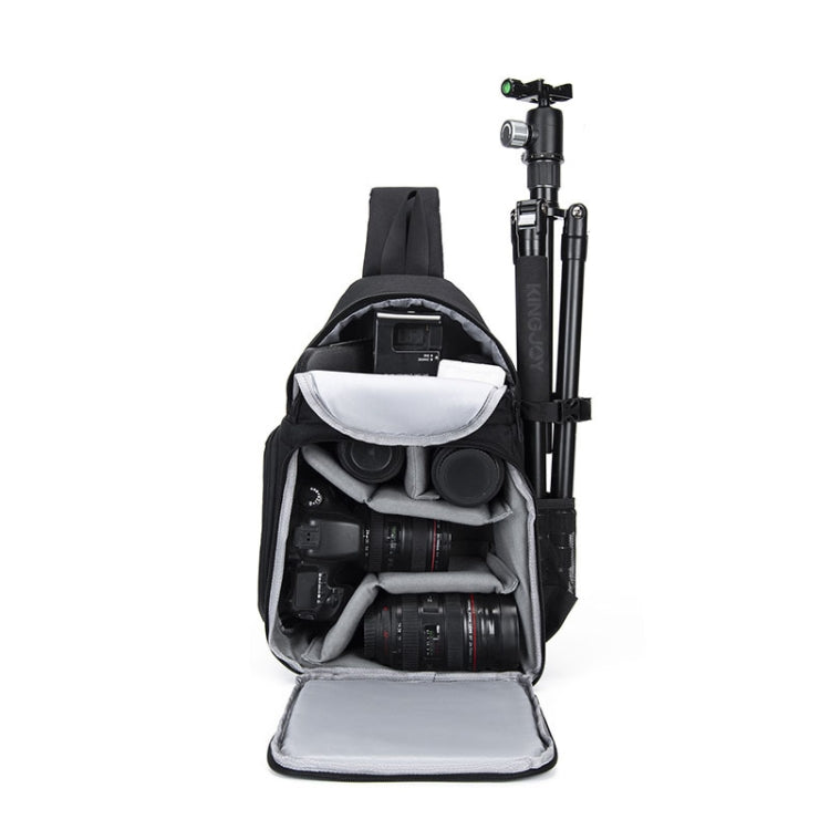 Mochila CADeN D15 Messenger de un solo hombro multifunción con cubierta abierta, mochila para fotografía, mochila para cámara SLR de ocio al aire libre, D15