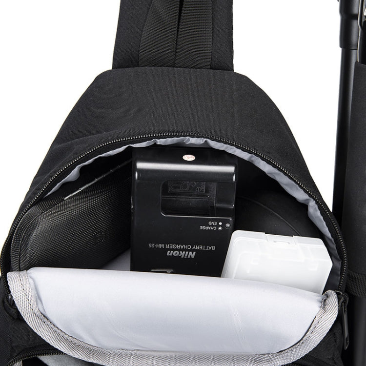 Mochila CADeN D15 Messenger de un solo hombro multifunción con cubierta abierta, mochila para fotografía, mochila para cámara SLR de ocio al aire libre, D15