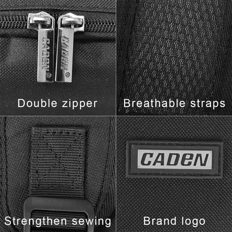 CADeN SLR Cámara Hombro Bolsa para cámara digital Mochila de fotografía de nailon ligera y duradera para exteriores, Small Size, Large Size