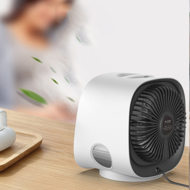 Mini ventilador de aromaterapia de humidificación multifuncional, ventilador portátil de aire acondicionado de escritorio para oficina y hogar