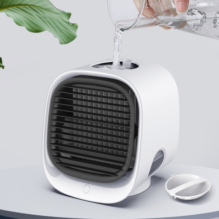 Mini ventilador de aromaterapia de humidificación multifuncional, ventilador portátil de aire acondicionado de escritorio para oficina y hogar