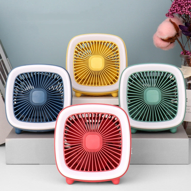 Ventilador de escritorio recargable USB Ventilador de bolsillo portátil multifuncional