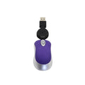 Mini ratón de ordenador Cable USB retráctil óptico ergonómico 1600 DPI ratones pequeños portátiles para ordenador portátil
