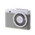 Mini ventilador portátil para cámara con carga USB, ventilador pequeño con cuello colgante