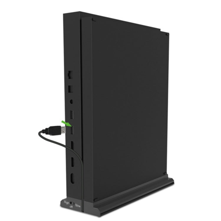 DOBE TYX-1768 disipa el calor Base de soporte Vertical Base de refrigeración soporte del ventilador de refrigeración para consola de juegos Xbox One X, TYX-1768