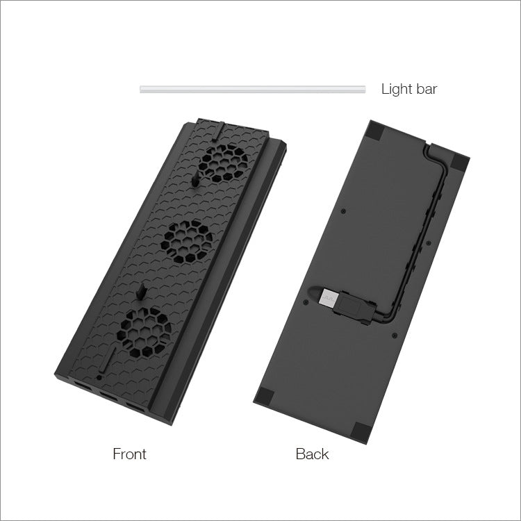 DOBE TYX-1768 disipa el calor Base de soporte Vertical Base de refrigeración soporte del ventilador de refrigeración para consola de juegos Xbox One X, TYX-1768