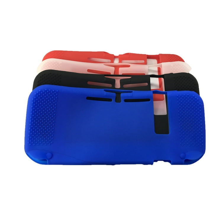 Funda protectora de silicona Cubierta de goma todo incluido para consola de juegos Switch (blanco)