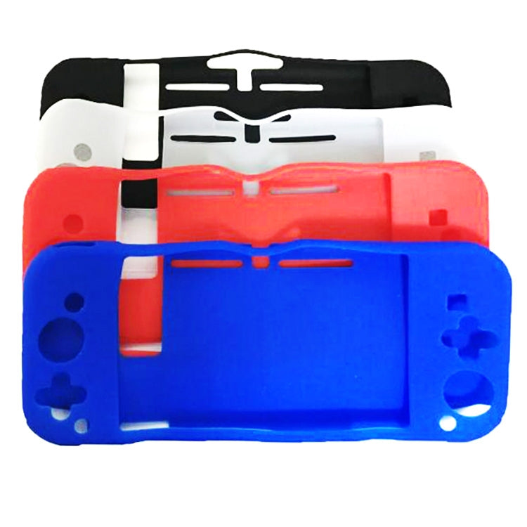 Funda protectora de silicona Cubierta de goma todo incluido para consola de juegos Switch (blanco)