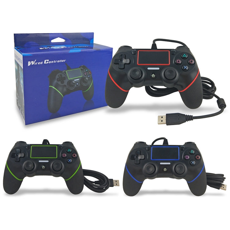 Para controlador de juego con cable y mango con cable para PS4