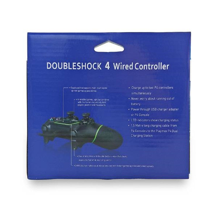 Para controlador de juego con cable y mango con cable para PS4