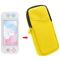 Mini estuche de almacenamiento de host, bolsa de tela suave de nailon con protección con cremallera para Switch Lite