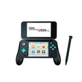 Kit de empuñadura KJH 3 en 1, empuñadura de juego + cubierta de cristal + lápiz táctil para NUEVO 2DS LL, For NEW 2DSLL