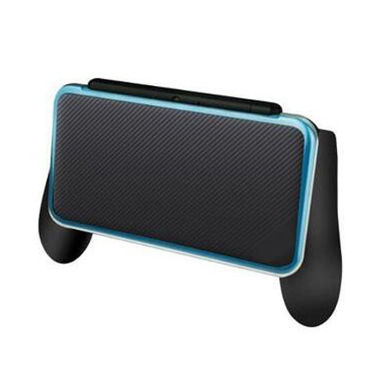 Kit de empuñadura KJH 3 en 1, empuñadura de juego + cubierta de cristal + lápiz táctil para NUEVO 2DS LL, For NEW 2DSLL
