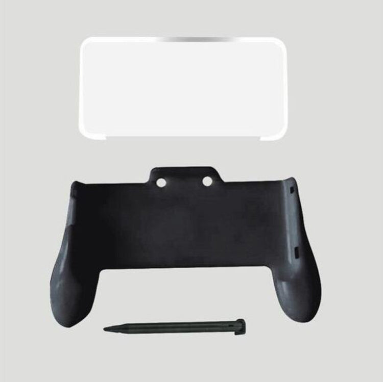 Kit de empuñadura KJH 3 en 1, empuñadura de juego + cubierta de cristal + lápiz táctil para NUEVO 2DS LL, For NEW 2DSLL