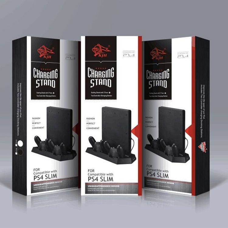 KJH PSLIM-03 Soporte de host multifunción Ventilador de refrigeración Cargador de ventilador de soporte de máquina ultrafino para consola PS4 / SLIM, PSLIM-03