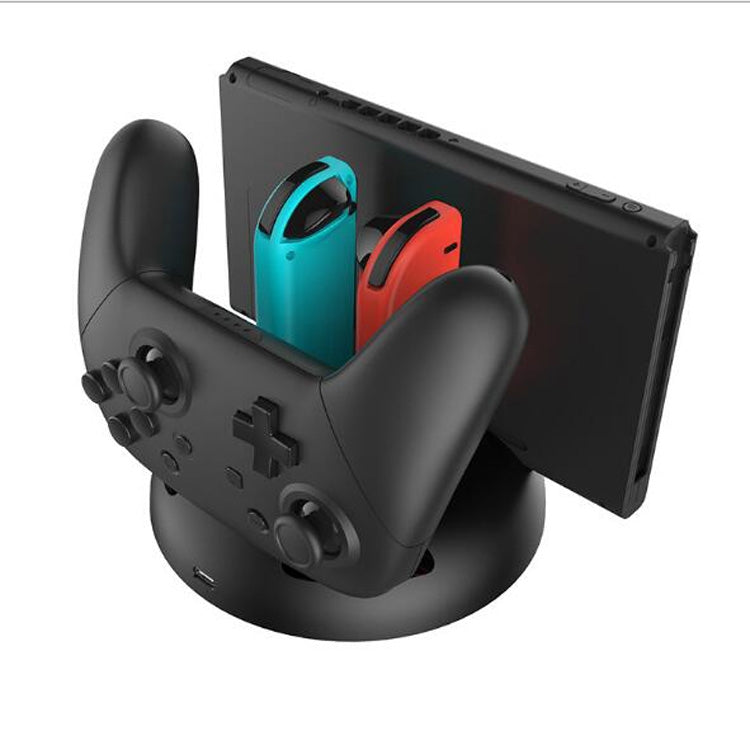IPEGA PG-SL003 Cargador de base de carga 4 en 1 para host N-Switch/NS Lite y controlador Joy-Con/Pro, PG-SL003