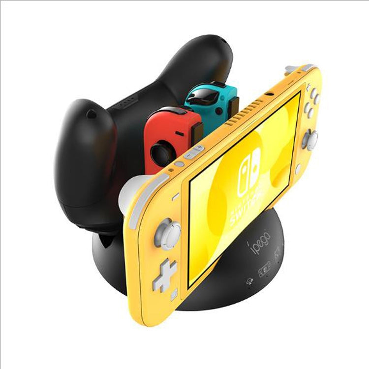 IPEGA PG-SL003 Cargador de base de carga 4 en 1 para host N-Switch/NS Lite y controlador Joy-Con/Pro, PG-SL003