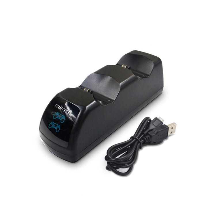 Estación de acoplamiento de cargador dual USB con indicador LED para controlador inalámbrico PS4, SND-401