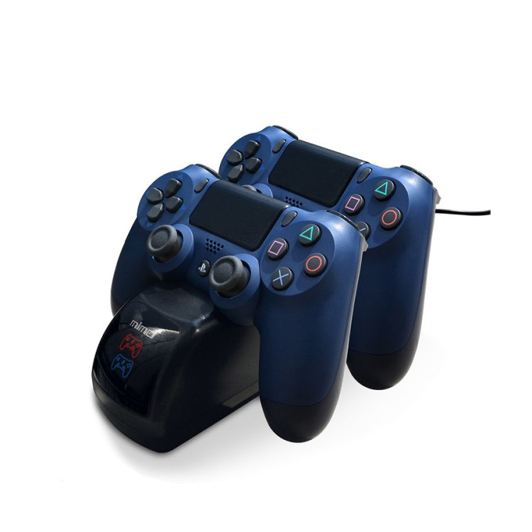 Estación de acoplamiento de cargador dual USB con indicador LED para controlador inalámbrico PS4, SND-401