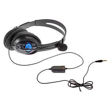Auriculares bilaterales grandes PS4 Host Internet Voice Chat Auriculares para PS4, Large Headphones