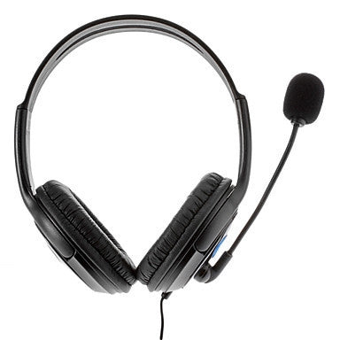 Auriculares bilaterales grandes PS4 Host Internet Voice Chat Auriculares para PS4, Large Headphones
