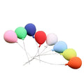 8 PCS / Set 1:12 Mini Casa Juguete Simulación Globo para Decoración de Escena de Jardín, 8 PCS / Set Balloon